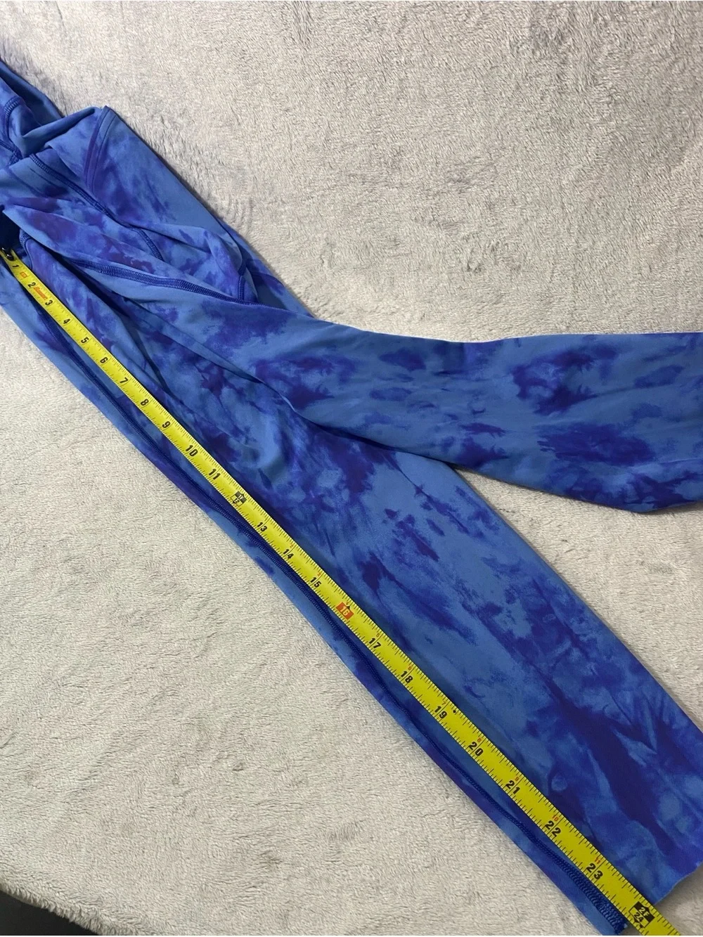 Lululemon Women’s Fast Free Tight II Game Day Blue Multi Reflective Size 8